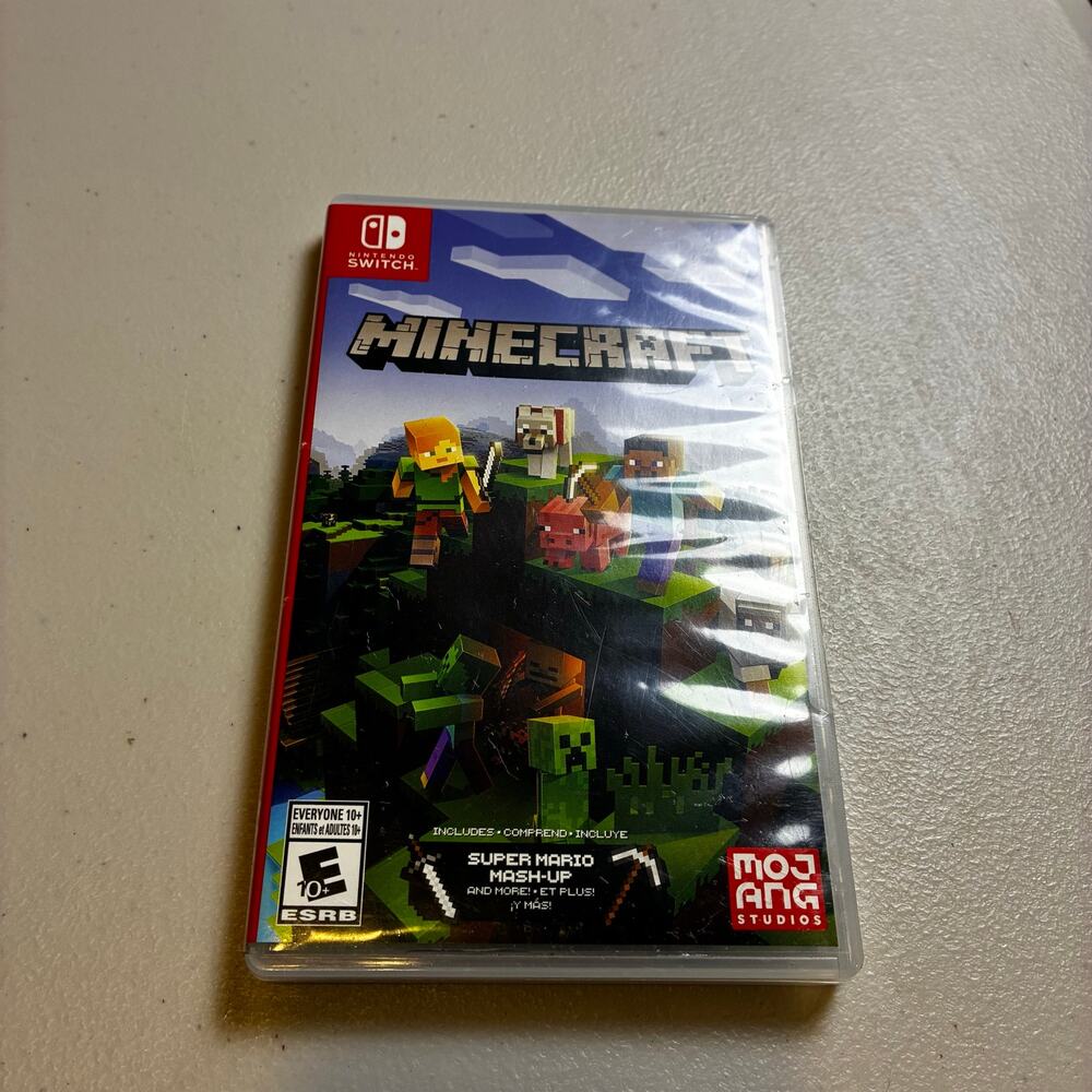 Minecraft Nintendo Switch Complete CIB Authentic Tested Game